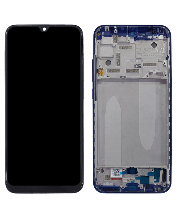 Pantalla LCD para XIAOMI MI A3 (COLOR AZUL) Con Marco