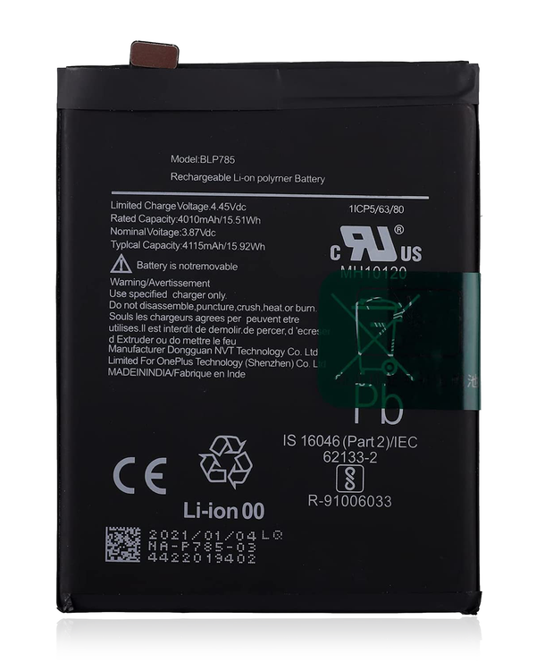 Bateria para ONEPLUS NORD 4G (BLP785)