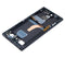 Marco intermedio para Samsung Galaxy S22 Ultra 5G (Version internacional) (Negro Fantasma)