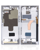 Carcasa intermedia para Samsung Galaxy S22 Ultra 5G (Version Internacional) (Blanco)