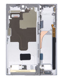 Carcasa intermedia para Samsung Galaxy S22 Ultra 5G (Version Internacional) (Blanco)