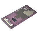 Carcasa media para Samsung Galaxy S22 Ultra 5G versión internacional (Burgundy)