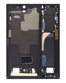 Carcasa media para Samsung Galaxy S22 Ultra 5G (Version Norteamericana) (Negro Fantasma)