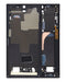 Carcasa media para Samsung Galaxy S22 Ultra 5G (Version Norteamericana) (Negro Fantasma)
