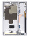 Marco intermedio para Samsung Galaxy S22 Ultra 5G (Version Norteamericana) (Blanco)