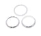 Lentes de camara trasera para iPhone 13 Pro Max Color Silver - Blanco
