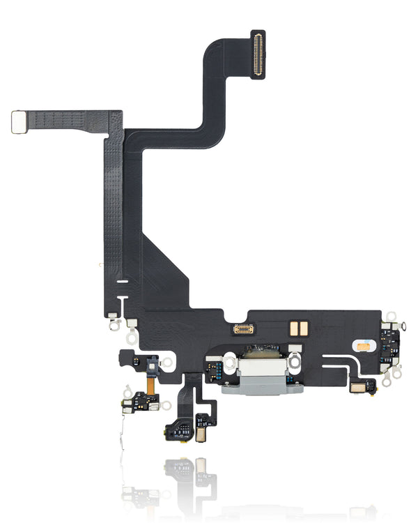 Flex de puerto de carga para iPhone 13 Pro Silver - Blanco