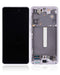 Pantalla original para Samsung Galaxy S21 FE G990B/F con marco color purpura (LAVENDER)