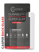 Tapa trasera de cristal templado Casper para iPhone 12 (Mate)