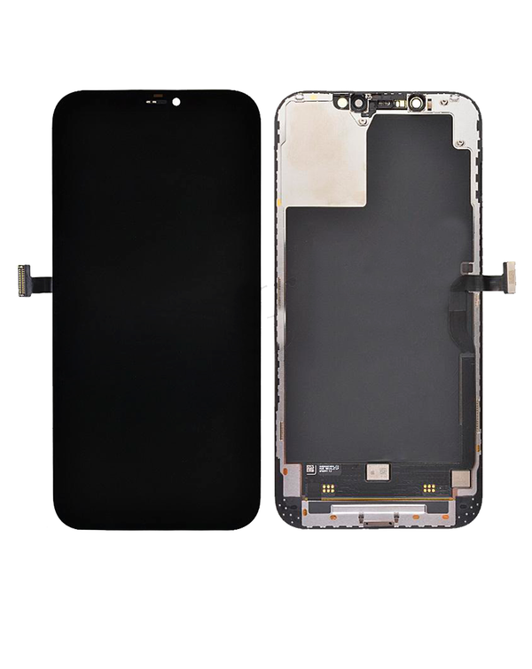 Pantalla para iPhone 12 Pro Max de calidad premium con tecnología Incell que permite el cambio de IC en talleres de reparación en Guatemala.