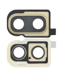 Lente de Camara trasera con Bracket para Samsung Galaxy Z Flip (f700) - Color Dorado