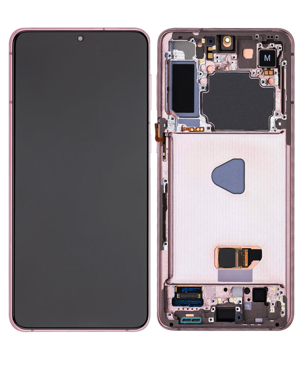 Pantalla para Samsung Galaxy S21 Plus con Marco Violeta