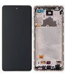 Pantalla para Samsung Galaxy A72 Con Marco Color Blanco (A725/2021)