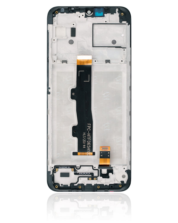 Pantalla LCD y Touch con marco para Motorola E7 Power (XT2097-6) - Color Negro
