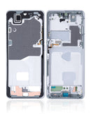 Carcaza Central para Samsung Galaxy S21 Ultra Color Blanco - Phantom Silver