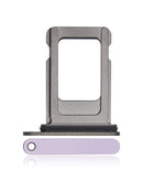 Bandeja de 1 sim para iPhone 14 Pro / iPhone 14 Pro Max - Color purpura