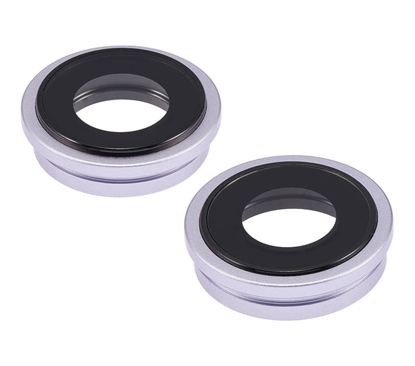 Lentes de camara con bracket morado para iPhone 14 / iPhone 14 Plus