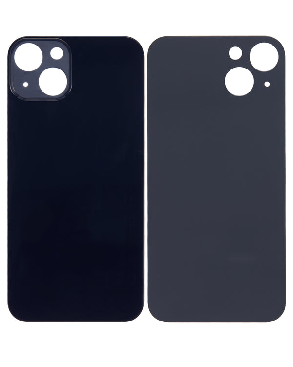 Tapa iPhone 13 color Negro - sin logo o marcas - con agujeros para camara grandes