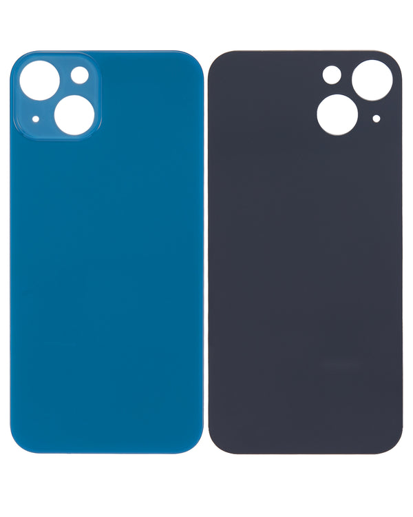 Tapa iPhone 13 - color azul - sin logo - con agujero de camara grande