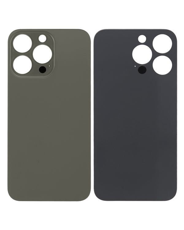 Tapa para iPhone 13 Pro color negro - con agujero grande de camara - sin logo/marca