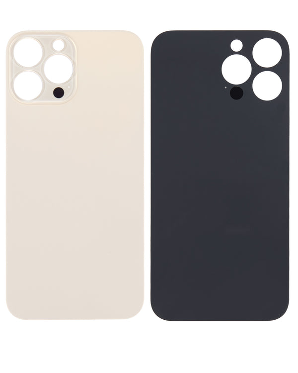 Tapa para iPhone 13 Pro Max - Color Dorado - sin logo o marcas - con agujeros de camara grande