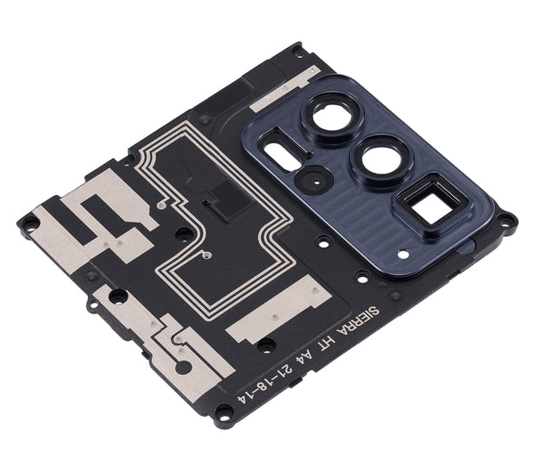 Bracket con lente para Motorola Egde 20 Pro (XT2153-1 / 2021) - Color Azul