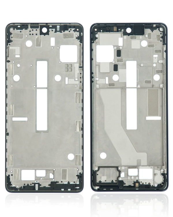 Carcaza intermedia (midframe) para Motorola Edge 20 Pro (XT2153-1 / 2021)  - Azul