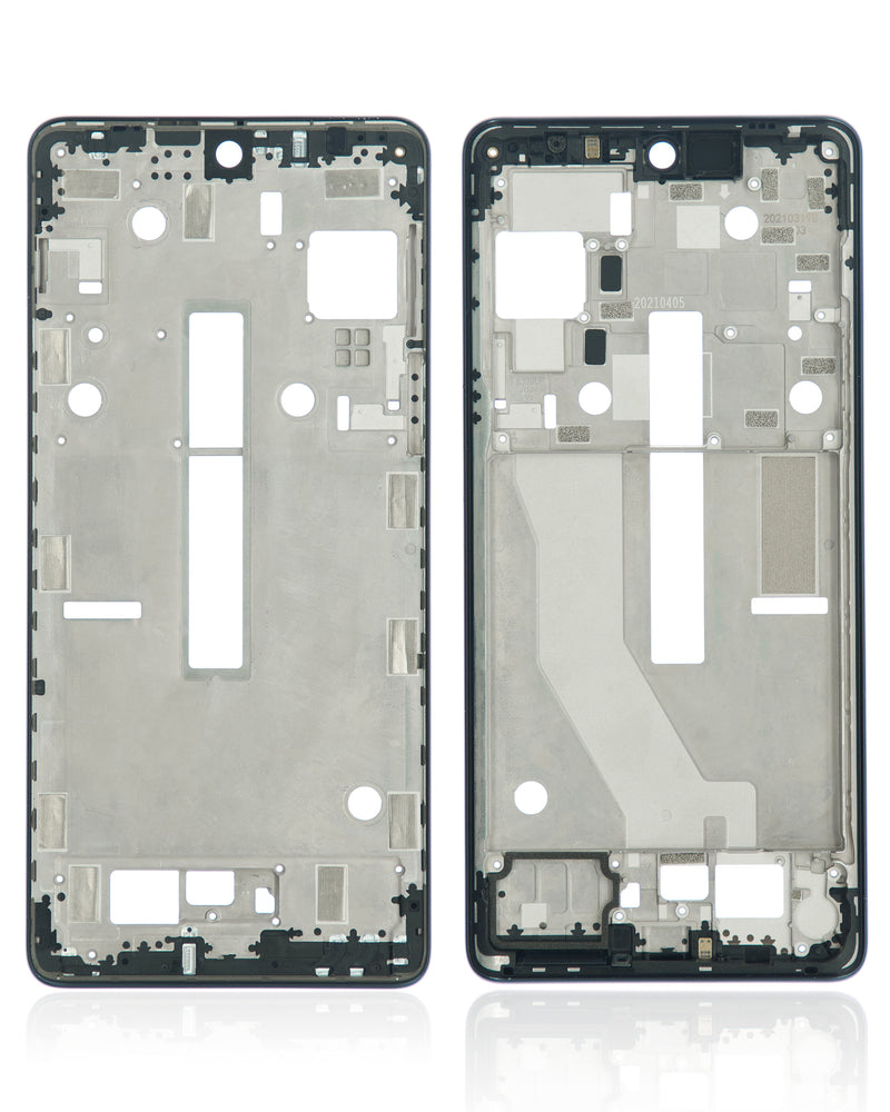 Carcaza intermedia (midframe) para Motorola Edge 20 Pro (XT2153-1 / 2021)  - Azul