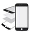 Vidrio con marco, OCA y polarizador preinstalado para iPhone 8 Plus Negro
