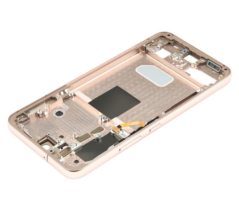 Carcasa media para Samsung Galaxy S22 5G (Version Internacional) (Oro Rosa)