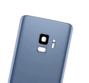 Tapa trasera con lente de camara para Samsung Galaxy S9 (Azul Coral)