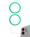 Aro del bisel de la camara trasera para iPhone 12 / 12 Mini (Verde) (Juego de 2 piezas) (Paquete de 10)