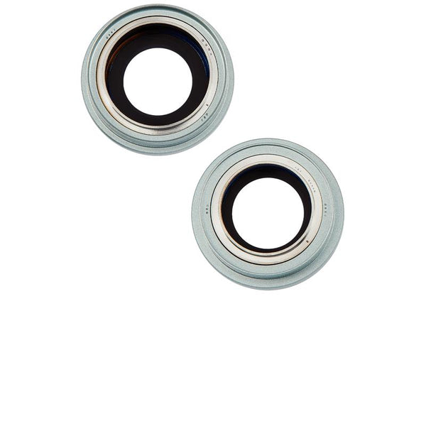 Lente de camara trasera con soporte y bisel para iPhone 15 / 15 Plus (Set de 2 piezas) (Verde)