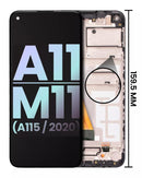 Pantalla LCD con marco para Samsung Galaxy A11 / M11 (A115F & A115M Modelo / 2020) (Version Internacional) (Original)