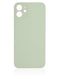 Tapa trasera con adhesivo 3M para iPhone 12 (agujero grande para camara, verde, sin logo)