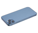 Tapa trasera para iPhone 12 Pro con componentes pequeños pre-instalados (Versión internacional) (Azul Pacífico)