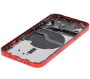 Tapa trasera con componentes pequenos pre-instalados para iPhone 12 (Version internacional) (Rojo)