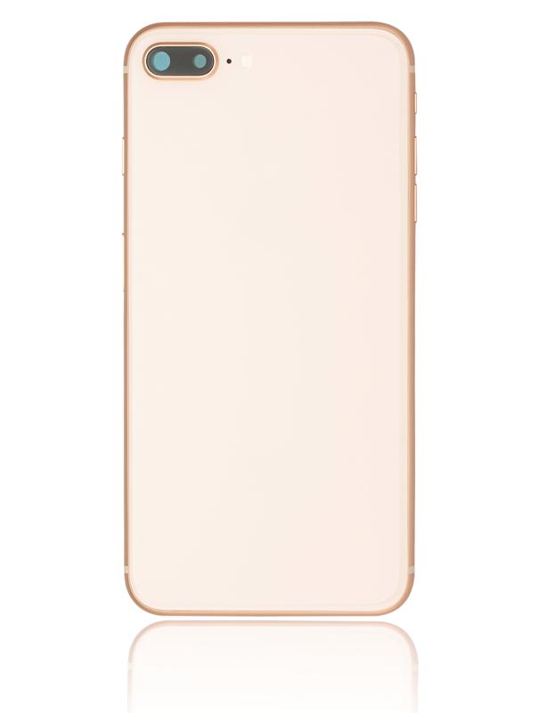 Tapa trasera con componentes pequeños previamente instalados para iPhone 8 Plus (Usada original Calidad C) (Dorado)