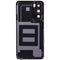 Tapa trasera con lente de camara para Huawei P40 (Plata Escarchada)