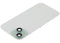 Tapa trasera con placa de acero, NFC, Magneto MagSafe y Flex de linterna para iPhone 15 (Verde)