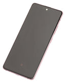 Pantalla OLED con marco para Samsung Galaxy A51 5G (A516 / 2020) Rosa Prisma Cubo