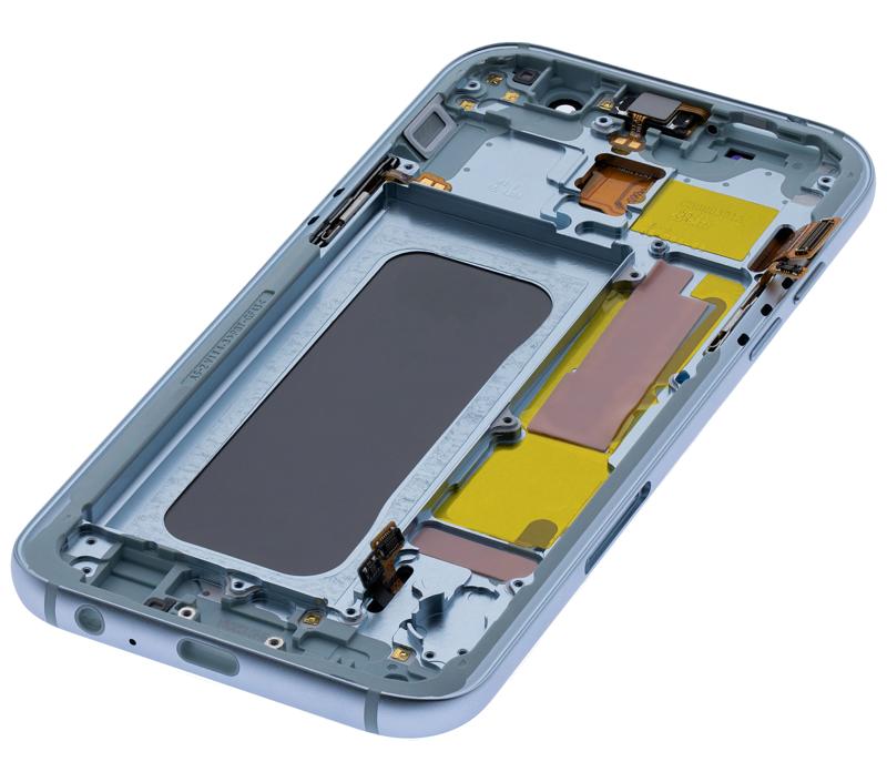 Pantalla OLED con marco para Samsung A5 (A520 / 2017) (Azul Neblina)