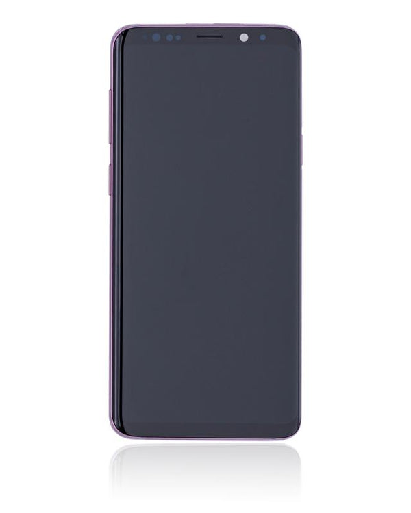 Pantalla OLED para Samsung Galaxy S9 Plus con marco (Lila Morado)