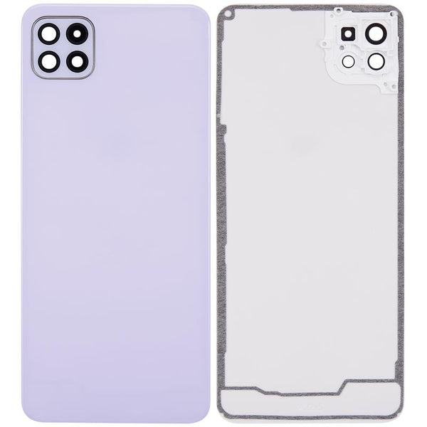 Tapa trasera con lente de camara para Samsung Galaxy A22 5G (Violeta)