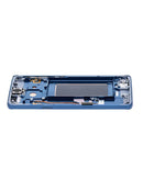 Pantalla OLED con marco para Samsung Galaxy S9 (Coral Blue)