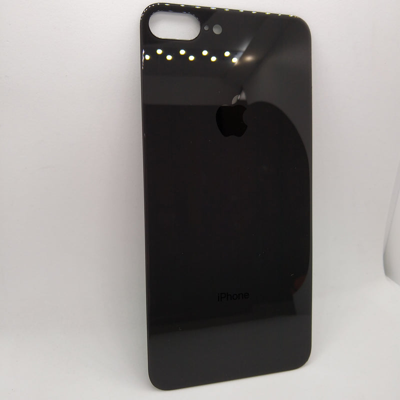 Tapa iPhone 8 Plus | Color Negro | Agujero de Camara Grande