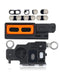 Malla para altavoz/microfono para iPhone 14 Pro (Dorado) (Paquete de 10)
