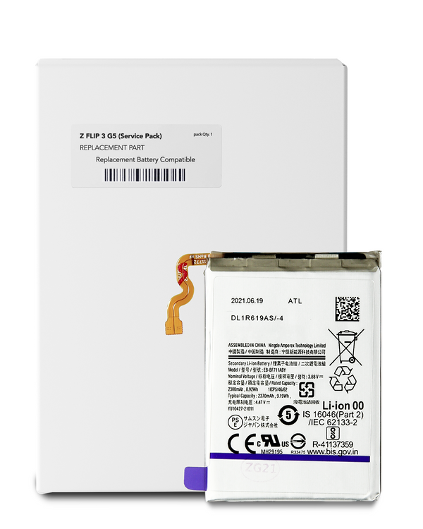 Bateria original para Samsung Galaxy Z Flip 3 5G EB-BF711 - Service Pack