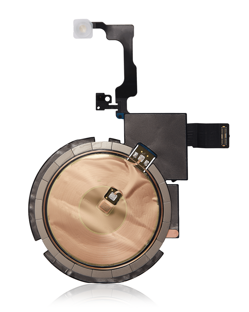 Flex de carga inalambrica NFC con cable flex de linterna para iPhone 15 Pro Max