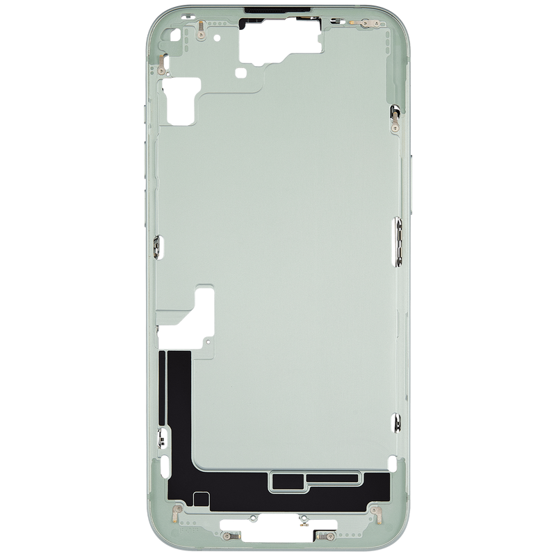 Carcasa media con botones de encendido y volumen para iPhone 15 Plus (Version US) (Verde)